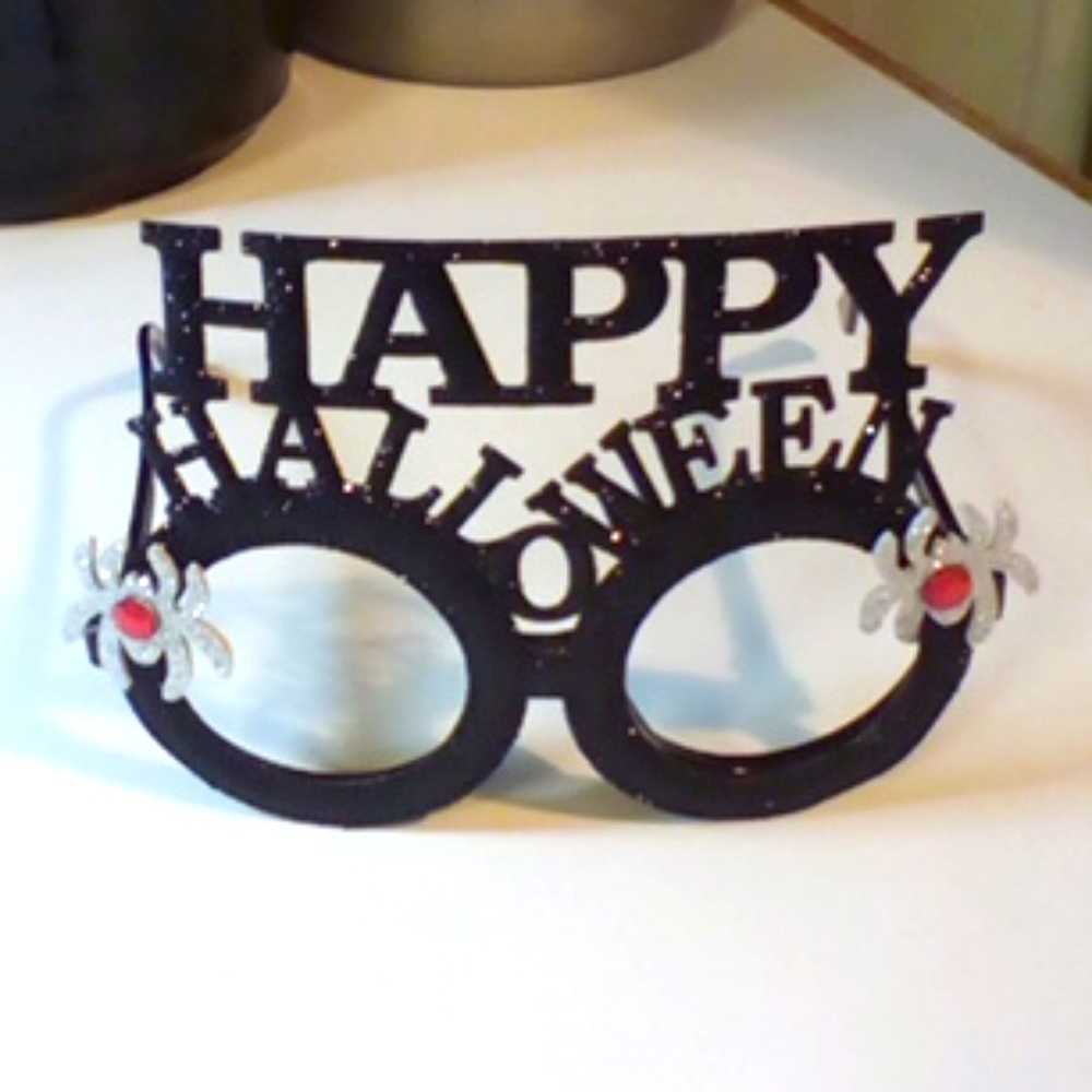 Happy Halloween Fun Sparkle Glasses New!